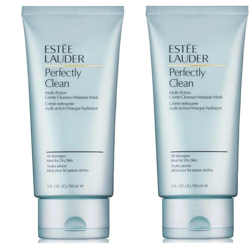 TWO Estée Lauder Perfectly Clean Multi-Action Creme Cleanser